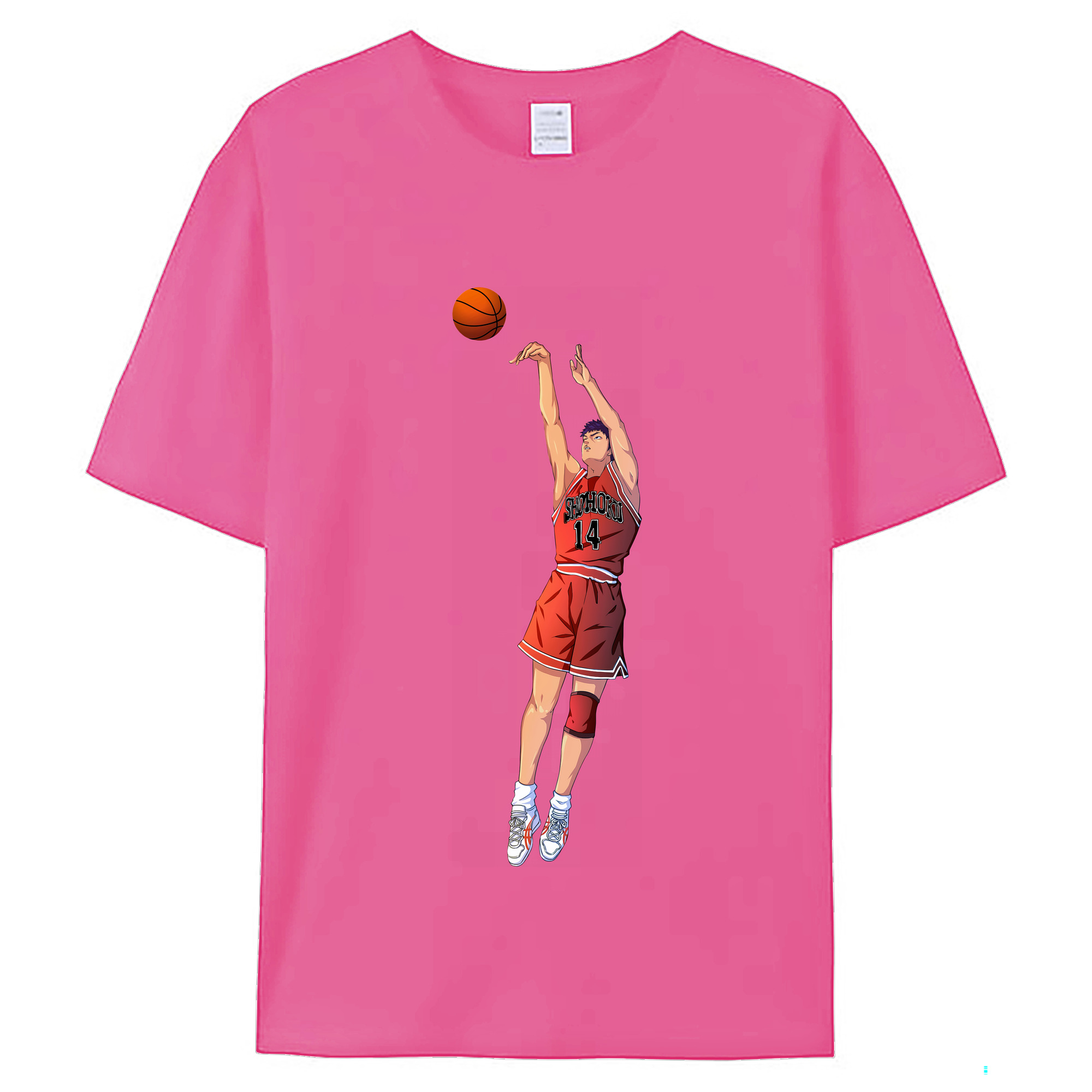 （画像用） SLAM DUNK／スラムダンク レディースカジュアルプリントTシャツ（綿100％）
